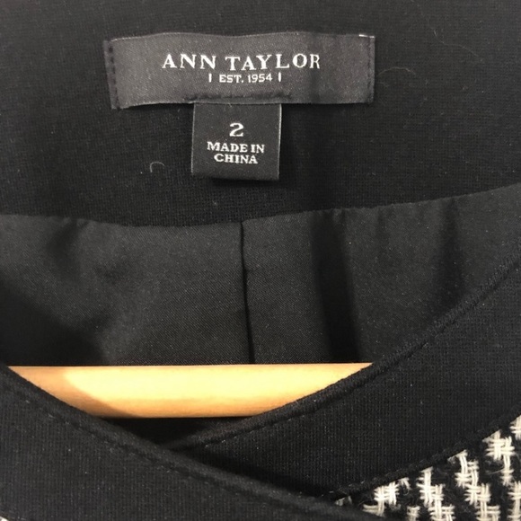 Ann Taylor herringbone Moto jacket, like new (2) - Picture 2 of 5